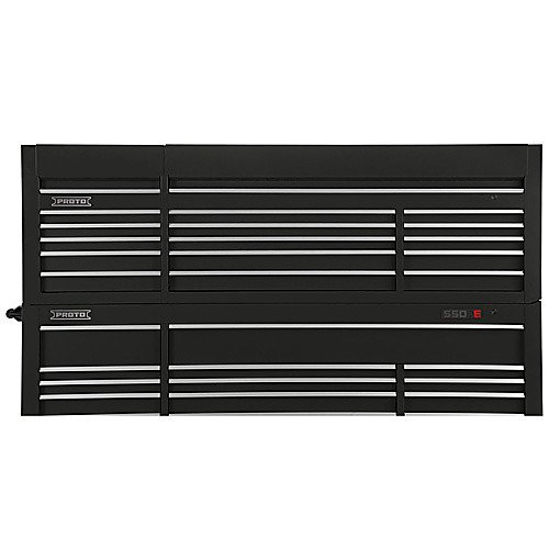 ‎Proto 550S 88″ Top Chest - 15 Drawer, Gloss Black
