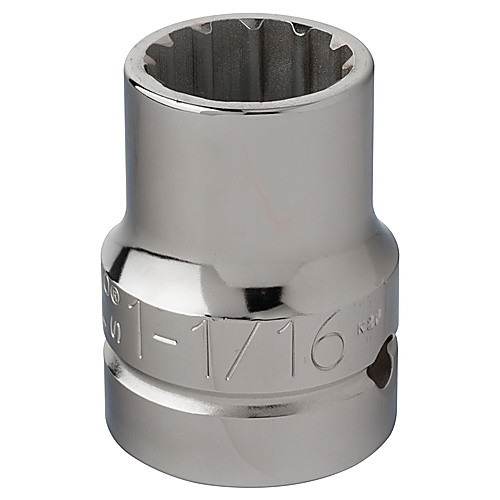 ‎Proto 1″ Drive Spline Socket #34 - 1-1/16″