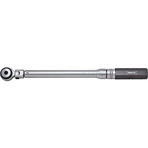 ‎Proto 3/8″ Drive Flex Head Micrometer Round Head Torque Wrench 10-100 Ft Lb