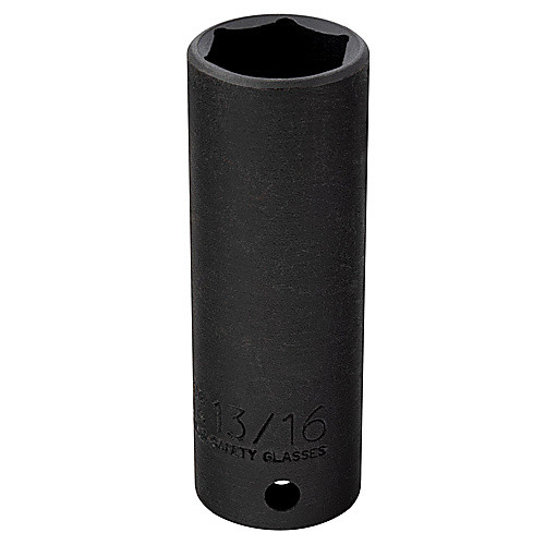 ‎Proto 1/2″ Drive Thin Wall Deep Impact Socket 13/16″ - 6 Point