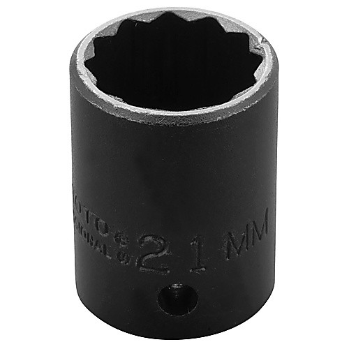 ‎Proto 1/2″ Drive Thin Wall Impact Socket 21 mm - 12 Point