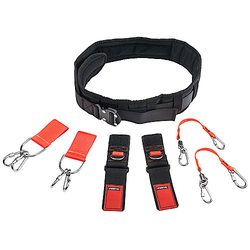 Proto Tethering Medium Comfort Belt Set with (2) Belt Adapter (JBELTAD2) and D-Ring Wrist Strap System (2) JWS-DR and (2) JLANWR6LB