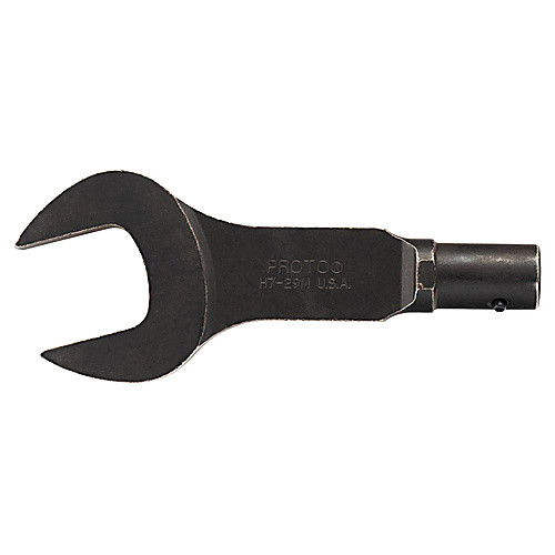 Proto 29mm Open End Torque Wrench Head - H7 Tang