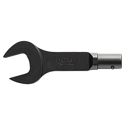 Proto 1″ Open End Torque Wrench Head - H7 Tang