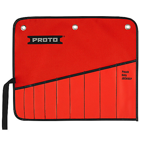 Proto Red Canvas Tool Pouch 7 Pockets