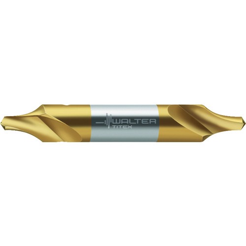 5 mm × 63 mm OAL 60 Degree HSS Form R Center Drill TiN