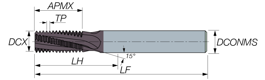 MTEC 0250C07 1.25ISO AC22