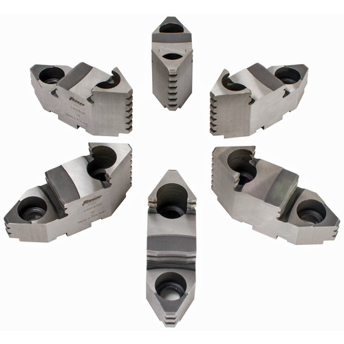 Hard Top Jaws for Scroll Chuck 16″ 6-Jaw 6 Pc Set