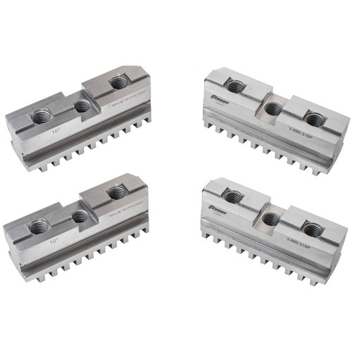 Hard Master Jaws for Scroll Chuck 16″ 4-Jaw 4 Pc Set