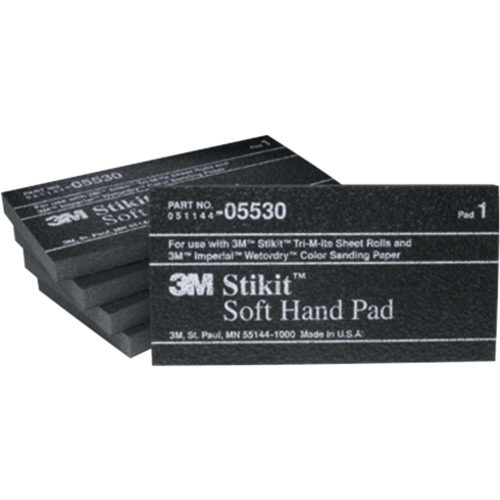 ‎3M Stikit Soft Hand Pad 05530 2-3/4″ × 5-1/2″ × 3/8″
