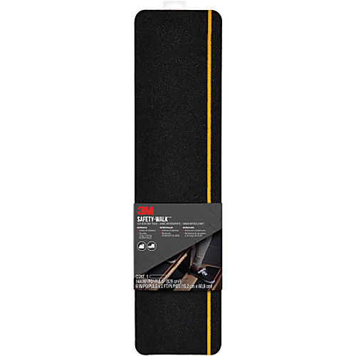 3M Safety-Walk Slip Resistant Reflective Tread 600BY-T6X24 6″ × 2 ft Black