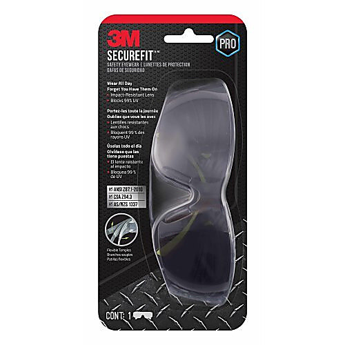 ‎3M SecureFit 400 Eye Protection SF400G-WV-6-PS Gray Anti-Fog