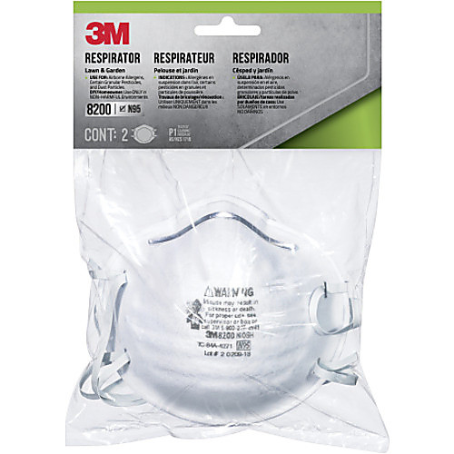 3M Lawn and Garden Respirator 8200G2-DC