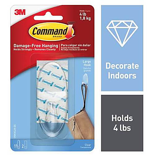 Command Large Clear Hook 17093CLR-ES