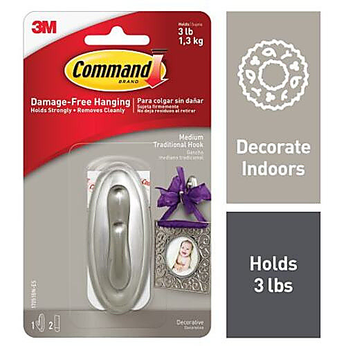 Command Traditional Medium Hook 17051BN-ES