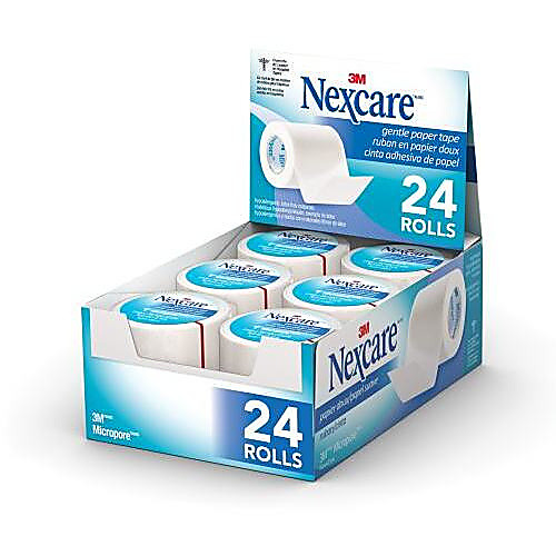 Nexcare Micropore Paper First Aid Tape 530-P1/2 2″ × 10 yds Wrapped