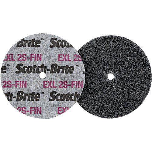Scotch-Brite EXL Unitized Wheel XL-UW 2S Fine 3″ × 1″ × 1/2″