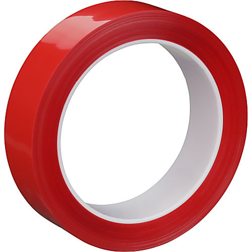 3M Polyester Film Tape 850 Red 1″ × 72 yd 1.9 mil