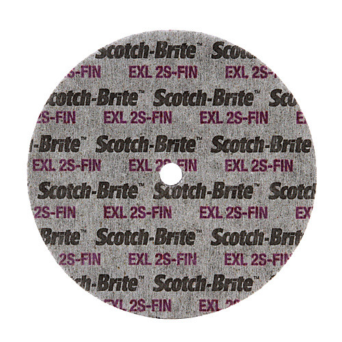 Scotch-Brite EXL Unitized Wheel XL-WL 8S Fine 6″ × 1/4″ × 1″