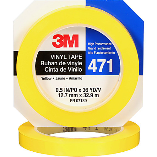 3M Vinyl Tape 471+ Indigo 1/2″ × 36 yd 5.3 mil 
PN6408 Individually Wrapped Conveniently Packaged
