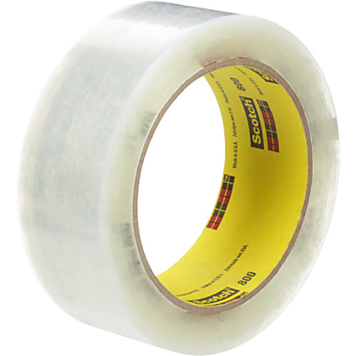 Scotch Light Duty Packaging Tape 600 Clear High Clarity 1/2″ × 72 yd