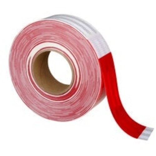 ‎3M Diamond Grade Conspicuity Markings 983-326 Red/White 67535 2″ × 150 ft