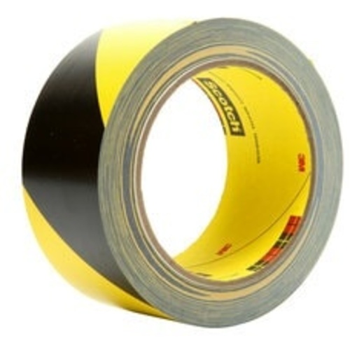 3M Safety Stripe Tape 5702 Black/Yellow 2″ × 36 yd 5.4 mil