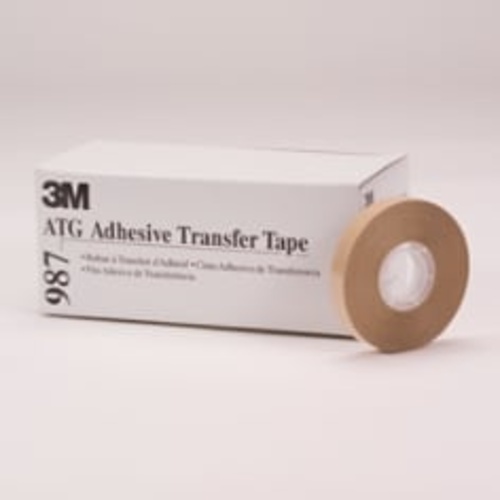 3M ATG Adhesive Transfer Tape 987 Clear 1/4″ × 36 yd 2.0 mil