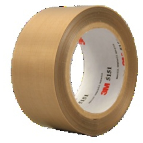 3M General Purpose PTFE Glass Cloth Tape 5151 Light Brown 2″ × 36 yd
