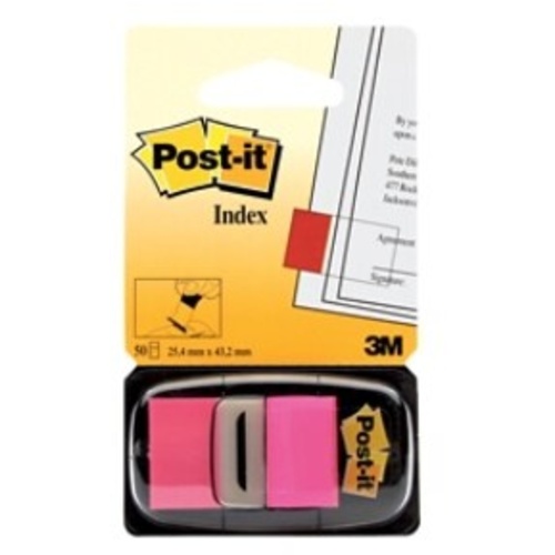 ‎Post-it Flags 680-21 (36) 1″ × 1.7″ (25 4 mm × 43 2 mm) Bright Pink