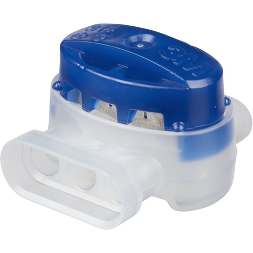 ‎3M Scotchlok Electrical IDC 314-BIN Pigtail Self-Stripping Blue 22-14 AWG
