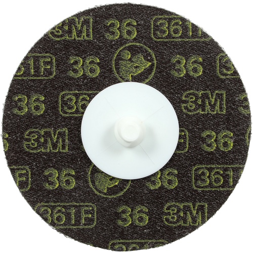 3M™ Roloc™ Disc 361F, 36 YF-weight, TR, 3 in, Die R300V, 50 per inner,
200 per case