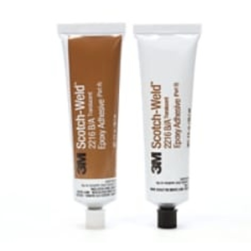 3M Scotch-Weld Epoxy Adhesive 2216 Translucent Part B/A 2 fl oz Tube Kit