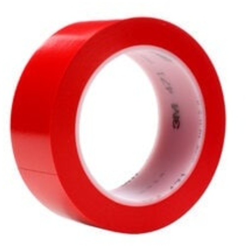 3M Vinyl Tape 471 Red 1 1/2″ × 36 yd 5.2 mil