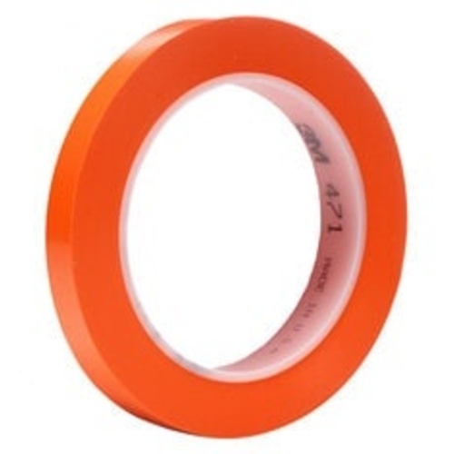 3M Vinyl Tape 471 Orange 3/4″ × 36 yd 5.2 mil