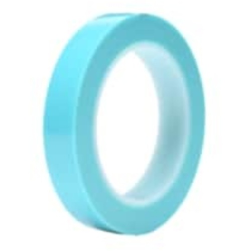 ‎Scotch High Temperature Fine Line Tape 4737T Translucent Blue 1-1/2″ × 36 yd 5.4 mil