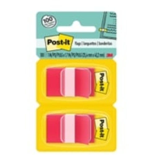 Post-it Flags 680-RD2 1″ × 1.7″ (2.54 cm × 4.31 cm) Red 2-pk