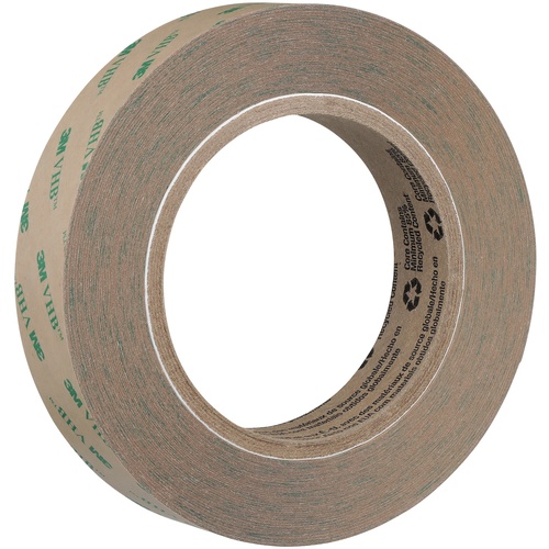3M VHB Adhesive Transfer Tape F9460PC Clear 1″ × 60 yd 2 mil