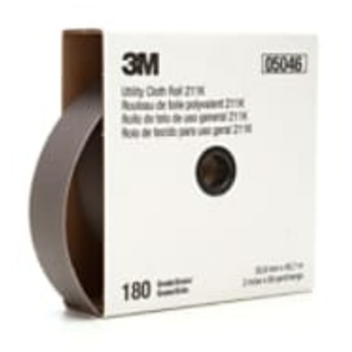 3M Utility Cloth Roll 211K 180 J-weight 2″ × 50 yd Full-flex