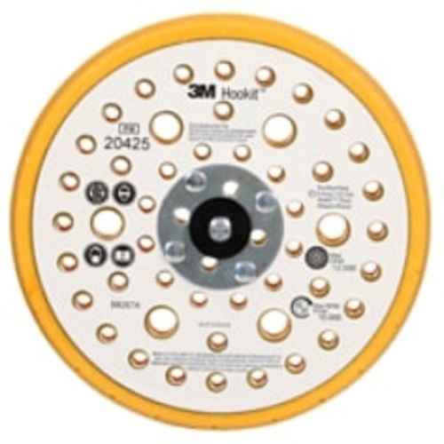 ‎3M Hookit Clean Sanding Low Profile Finishing Disc Pad 20425 6″ × 11/16″ × 5/16-24 External 53 Holes