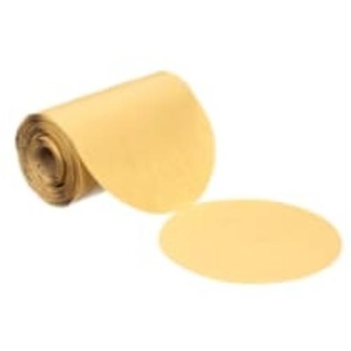 3M™ Stikit™ Gold Paper Disc Roll 216U, P100 A-weight, 6 in x NH, Die
600Z, 175 Discs/Roll, 10 Rolls/Case