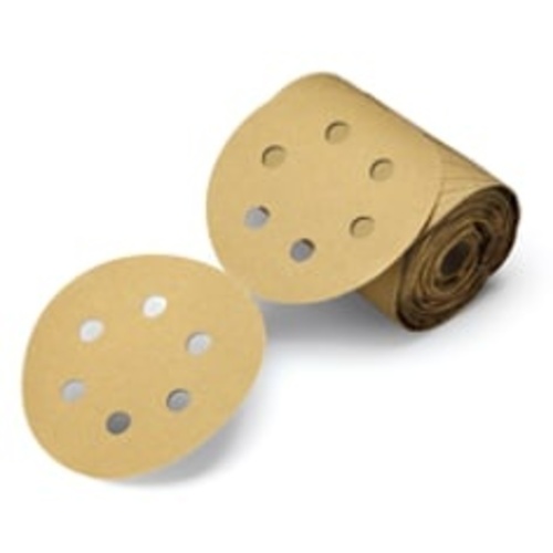 3M™ Stikit™ Paper Disc Roll 236U, 6 in x NH 6 Hole, P150 C-weight, D/F,
Die 600FH, 100 Discs/Roll, 4 Rolls/Case