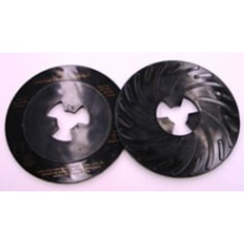3M Disc Pad Face Plate Ribbed 80515 7″ Hard Black