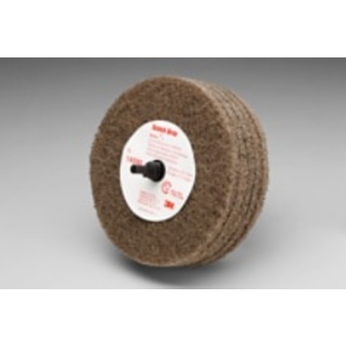 ‎Scotch-Brite Roloc + Cut and Polish Disc D5 C5-ZR A/O Medium 4″ × 1-1/4″
