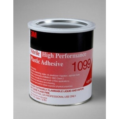 3M Nitrile High Performance Plastic Adhesive 1099 Tan 1 Gallon Can