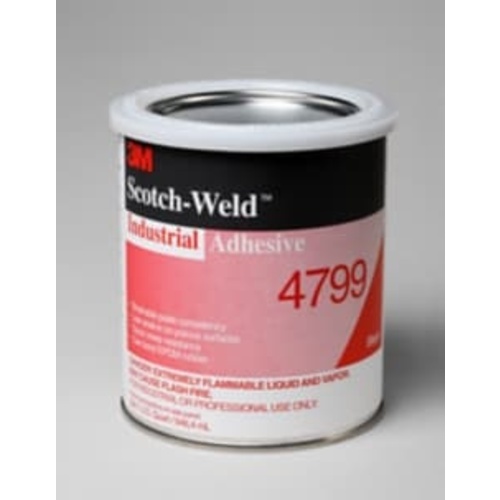 3M Industrial Adhesive 4799 Black 1 Quart Can