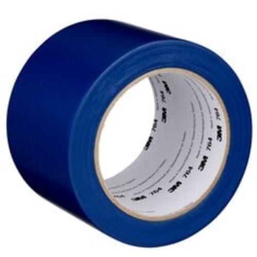 3M General Purpose Vinyl Tape 764 Blue 3″ × 36 yd 5 mil Individually Wrapped Conveniently Packaged