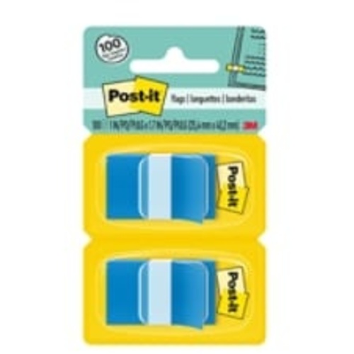Post-it Flags 680-BB2 1″ × 1.7″ (2.54 cm × 4.31 cm) Bright Blue