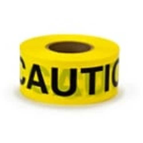 Scotch Buried Barricade Tape 365 CAUTION BURIED FIBER OPTIC LINE BELOW 3″ × 1000 ft Orange