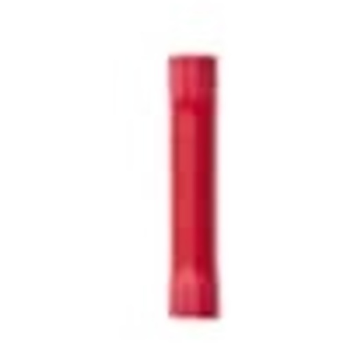 3M Highland BSV18Q Vinyl-Insulated Butted-Seam Standard Butt Connector 22 to 18 AWG Red